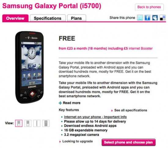 samsung galaxy portal