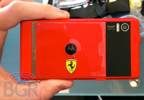 motorola milestone ferrari