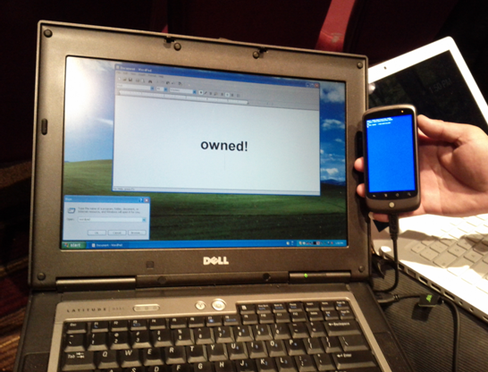 Atak PC przez Androida możliwy przez USB