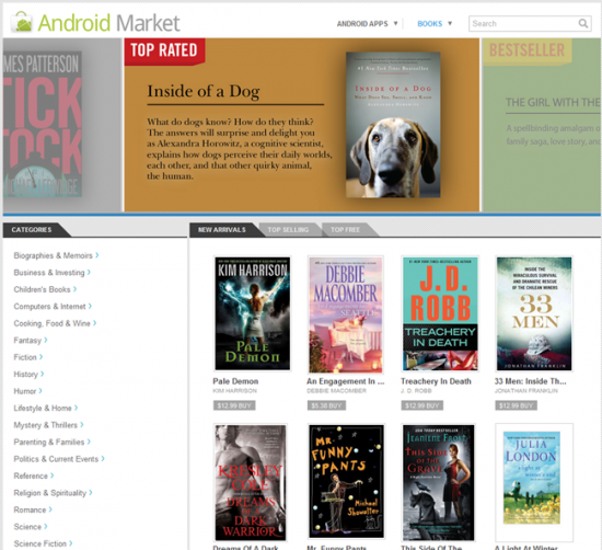 Android Market Books