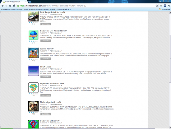 LiveW - oszustwo czy spryt sprzedawcy ?