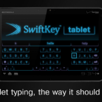 SwiftKey tablet - wykorzystana przestrzeń