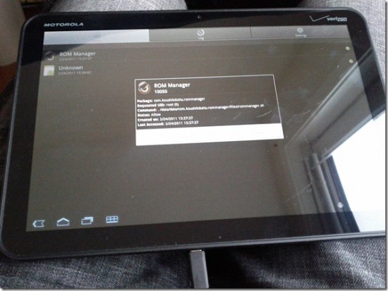 Motorola XOOM - root możliwy