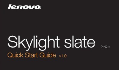 Lenovo Skylight - instrukcja obsługi