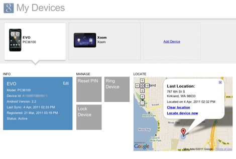 Google Apps Remote Location