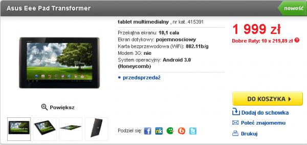 Asus Eee Pad Transformer