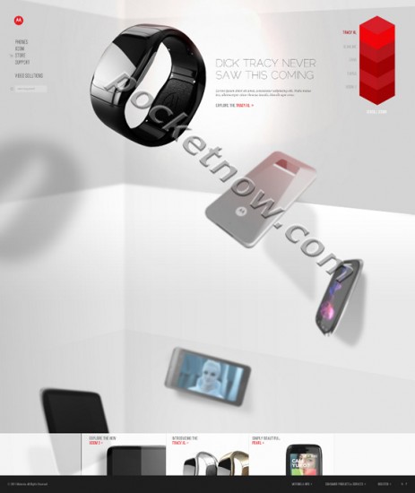 Motorola -nowy design strony z XOOM 2