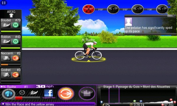 Tour de France 2011 - oficjalna gra dla Androida