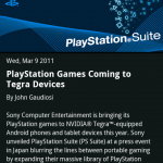 NVidia i Sony zapowiadają PlayStation Suite