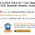 Acer Iconia Tab A100 3G w brytyjskiej przedsprzedaży